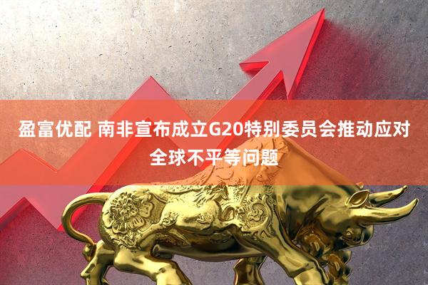 盈富优配 南非宣布成立G20特别委员会推动应对全球不平等问题