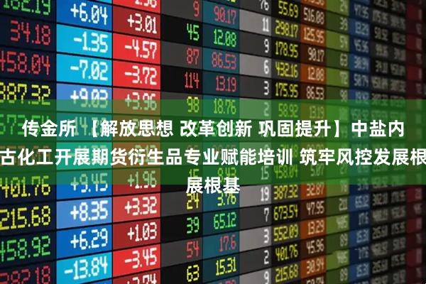 传金所 【解放思想 改革创新 巩固提升】中盐内蒙古化工开展期货衍生品专业赋能培训 筑牢风控发展根基